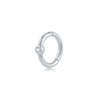 Piercing Kurshuni Donna in Argento Zircone KR652-3HLSP - KR652-3HLSP